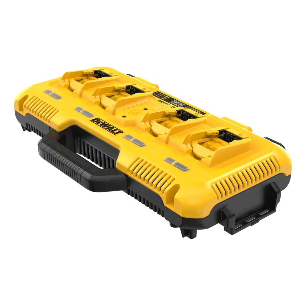 แท่นชาร์จเร็ว 4 ช่อง กระแสชาร์จสูงสุด 8A สำหรับแบตเตอรี่ 12-20-60 V DEWALT รุ่น DCB104-QW