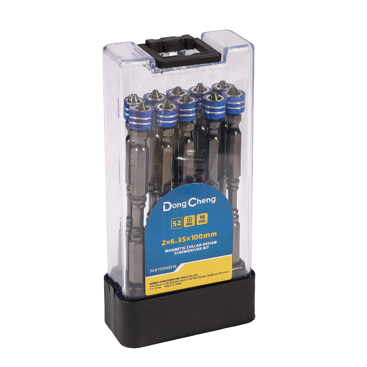 DONG CHENG ดอกไขควงแฉก 2 หัว PH2x100มม +แม่เหล็ก (10 ชิ้น/แพ็ค) รหัส