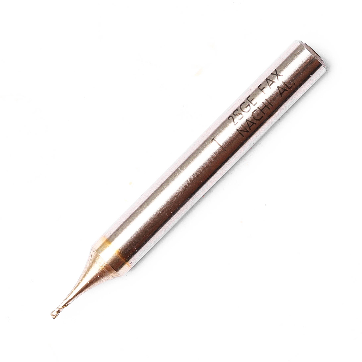 ดอกเอ็นมิลล์เคลือบ SG 2 ฟัน SG-FAX ENDMILL2-FLUTE ขนาด 1.0 มม. L7472P NACHI รุ่น NA7472P0100