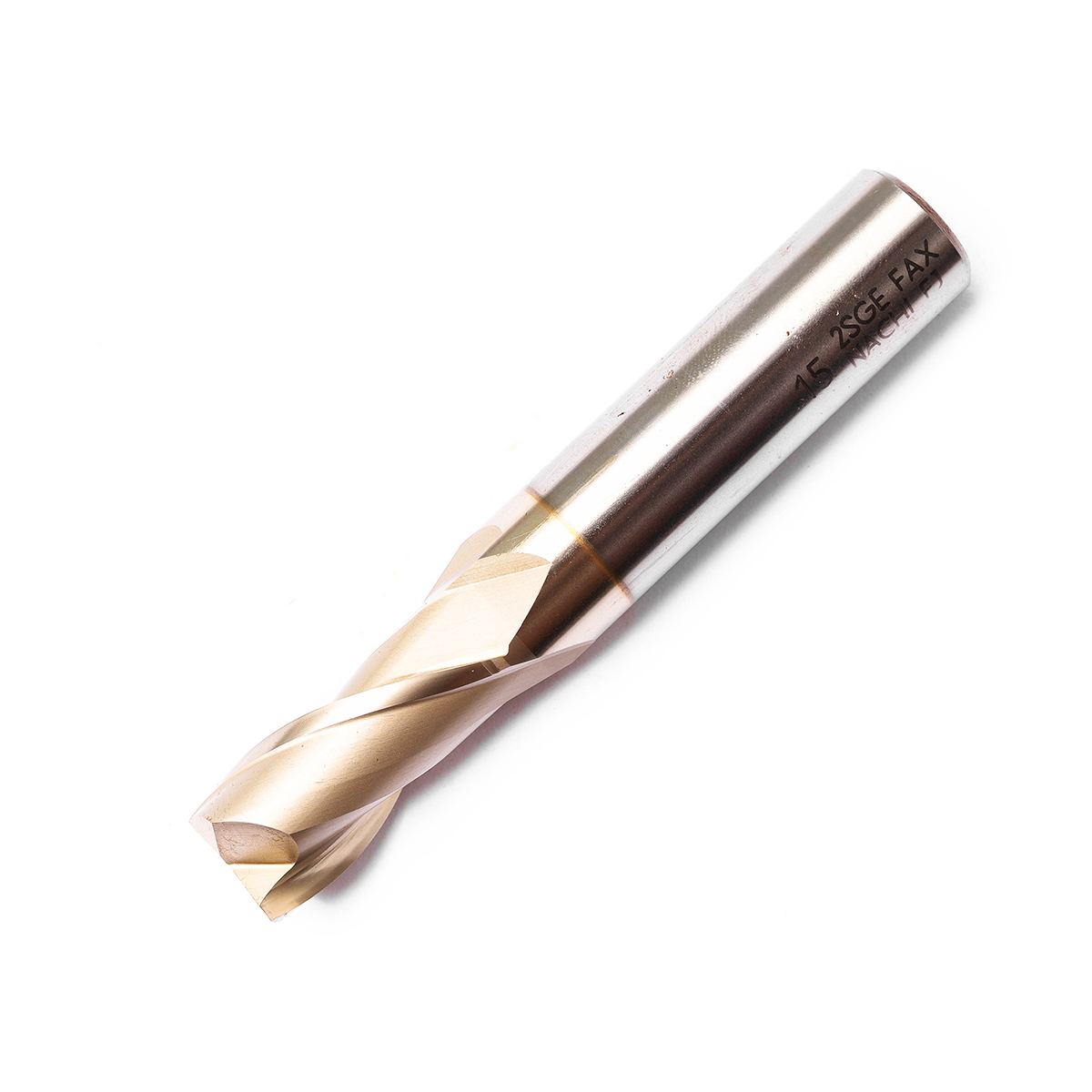 ดอกเอ็นมิลล์เคลือบ SG 2 ฟัน SG-FAX ENDMILL2-FLUTE ขนาด 15.0 มม. L7472P NACHI รุ่น NA7472P1500