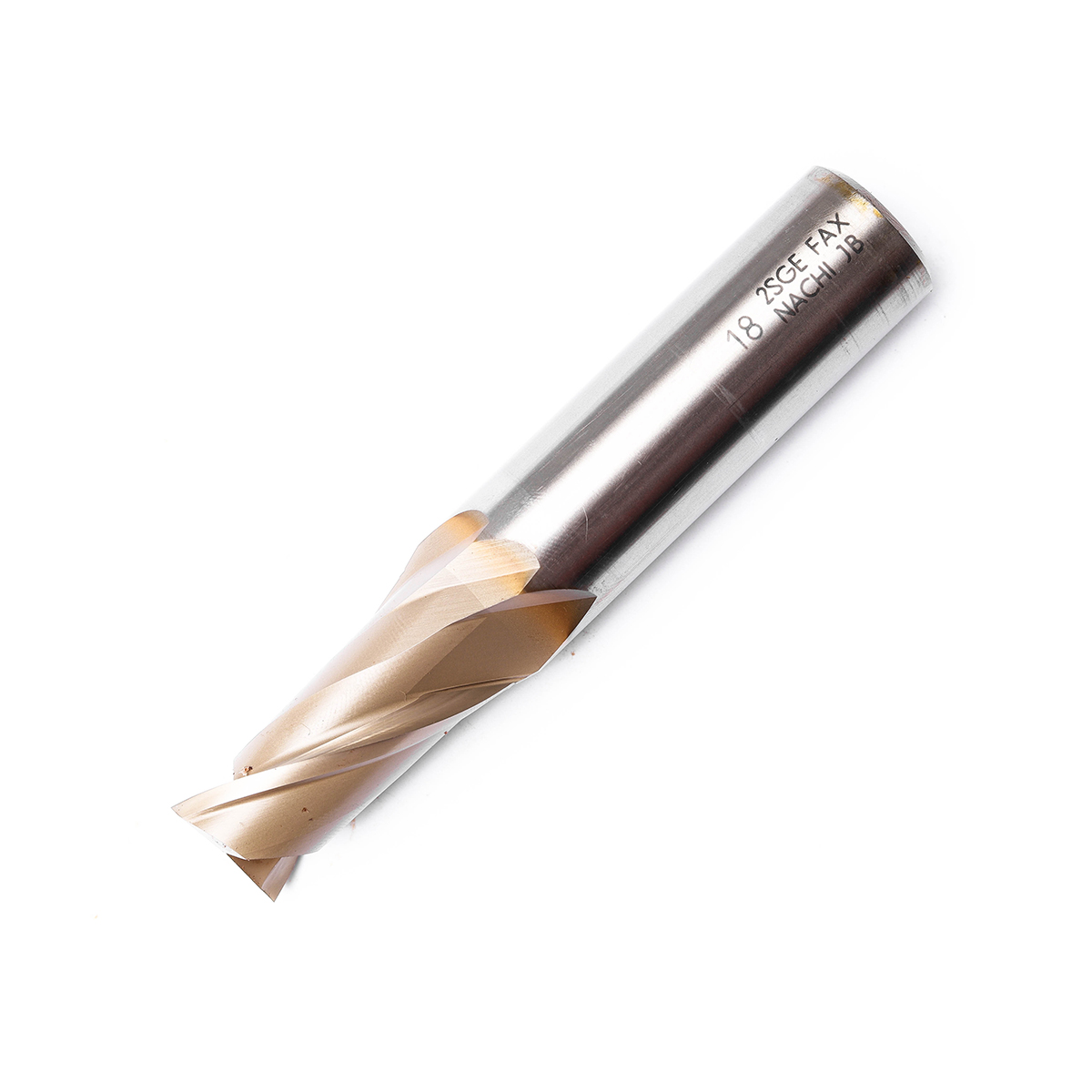 ดอกเอ็นมิลล์เคลือบ SG 2 ฟัน SG-FAX ENDMILL2-FLUTE ขนาด 18.0 มม. L7472P NACHI รุ่น NA7472P1800