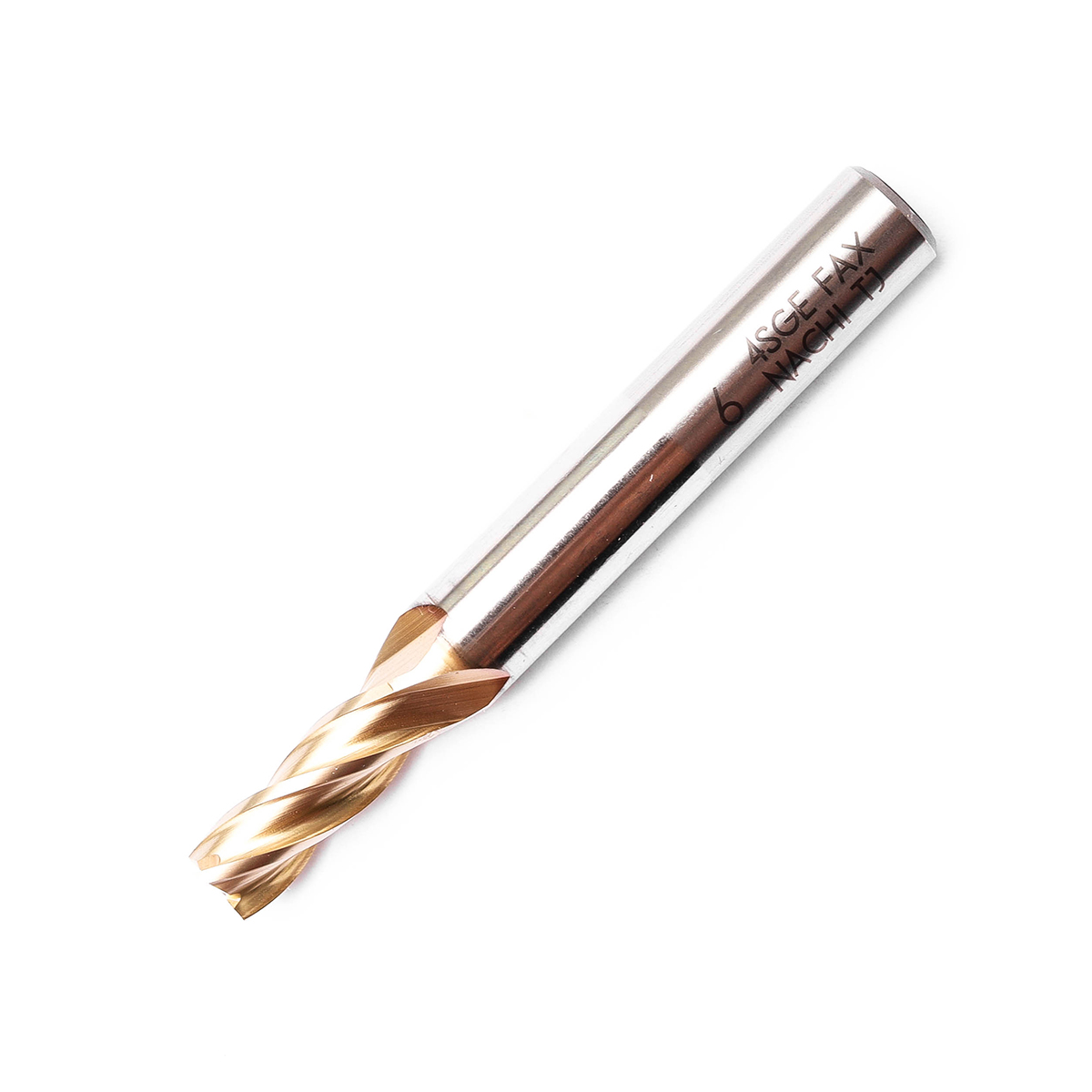 ดอกเอ็นมิลล์เคลือบ SG 4 ฟัน SG-FAX ENDMILL4-FLUTE ขนาด 6.0 มม. L7474P NACHI รุ่น NA7474P0600