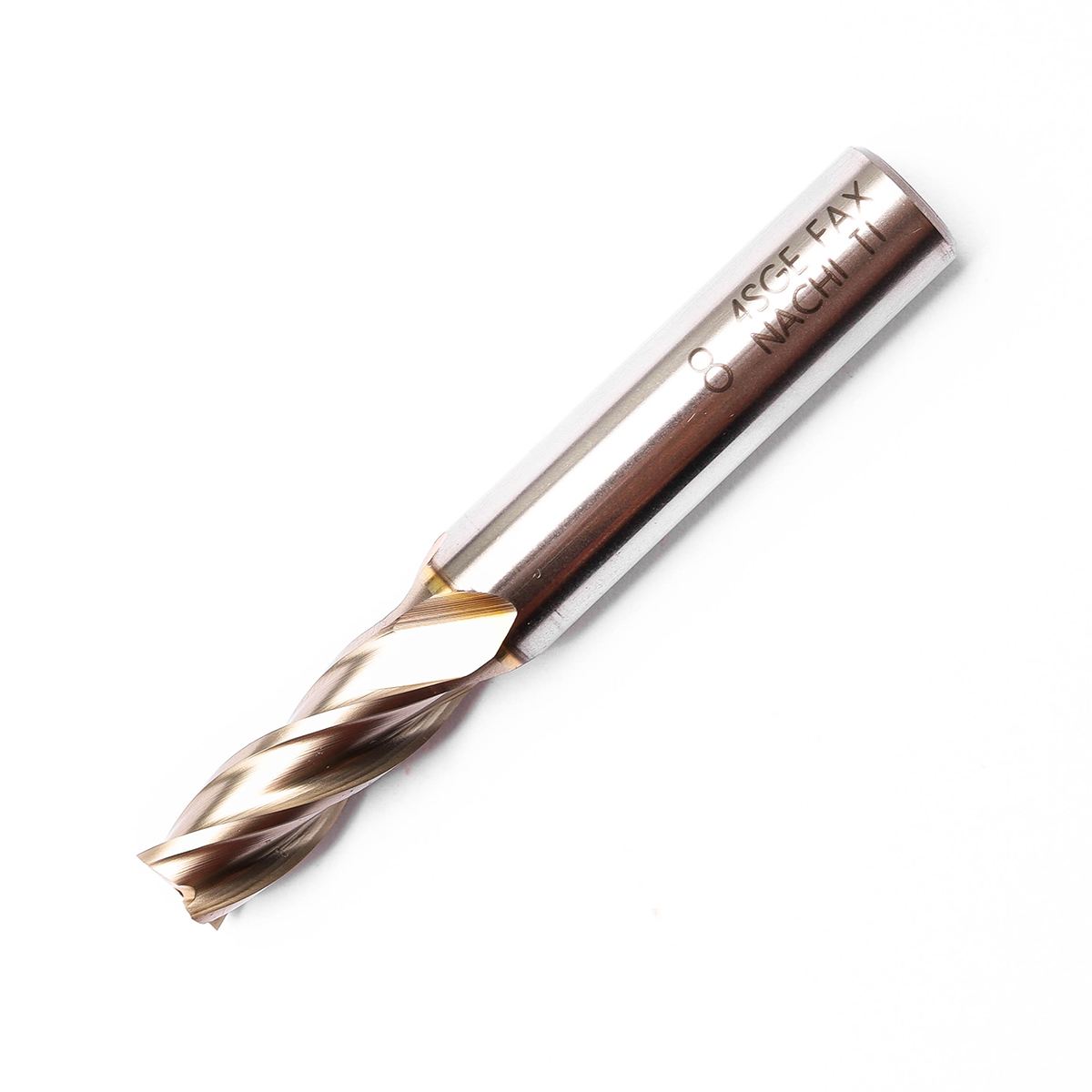 ดอกเอ็นมิลล์เคลือบ SG 4 ฟัน SG-FAX ENDMILL4-FLUTE ขนาด 8.0 มม. L7474P NACHI รุ่น NA7474P0800