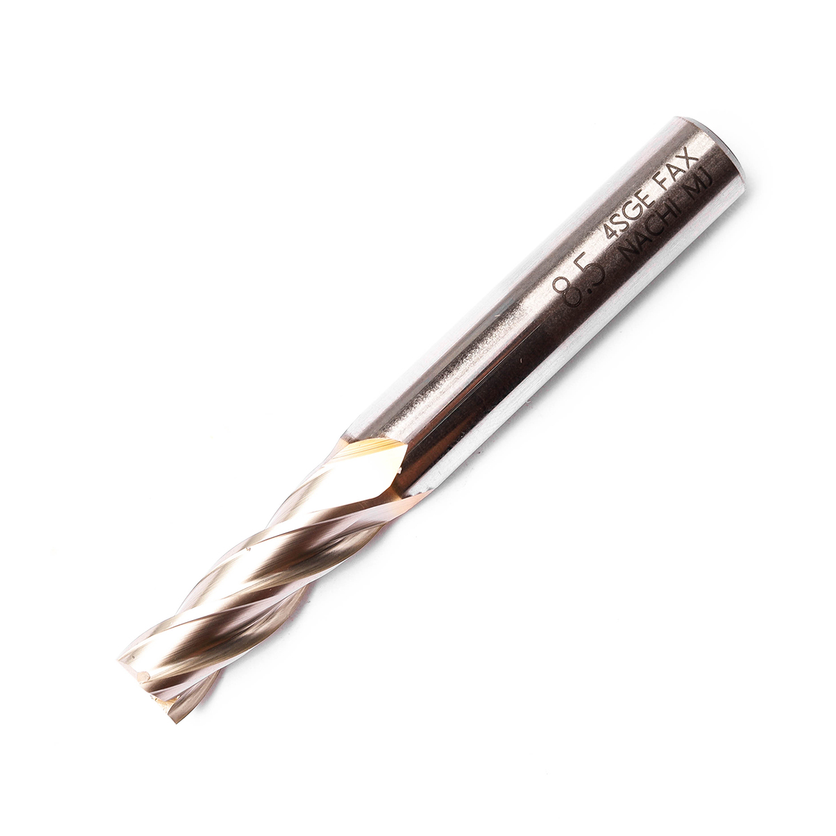 ดอกเอ็นมิลล์เคลือบ SG 4 ฟัน SG-FAX ENDMILL4-FLUTE ขนาด 8.5 มม. L7474P NACHI รุ่น NA7474P0850