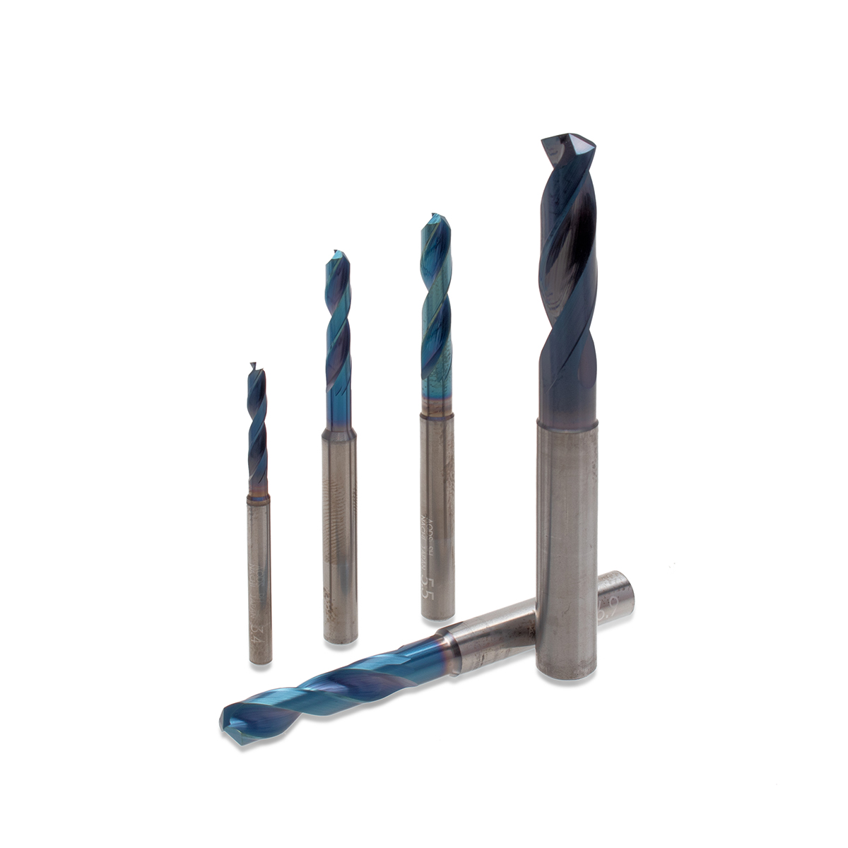 ดอกสว่านเคลือบผิว AQUA ดอกสั้น AQUA DRILL STUB ขนาด 4.5 มม. L9550 NACHI รุ่น NA9550