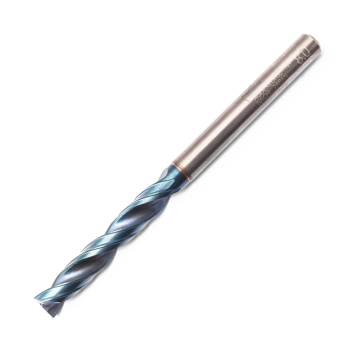 ดอกสว่านเคลือบผิว AQUA EX Flat 5D AQUA DRILLS FLAT OIL-HOLE 5D ขนาด 8.0 มม. L9814 NACHI รุ่น NA9814