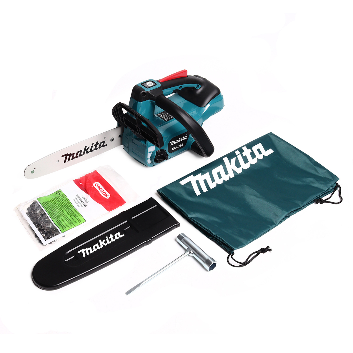 MAKITA 18V Cordless Chain Saw, Bar Length 10 IN (250 MM) Model DUC254Z, Chain Oil Tank Volume 140 ML, BL Motor (Exclude Battery and Charger) price ฿6,809