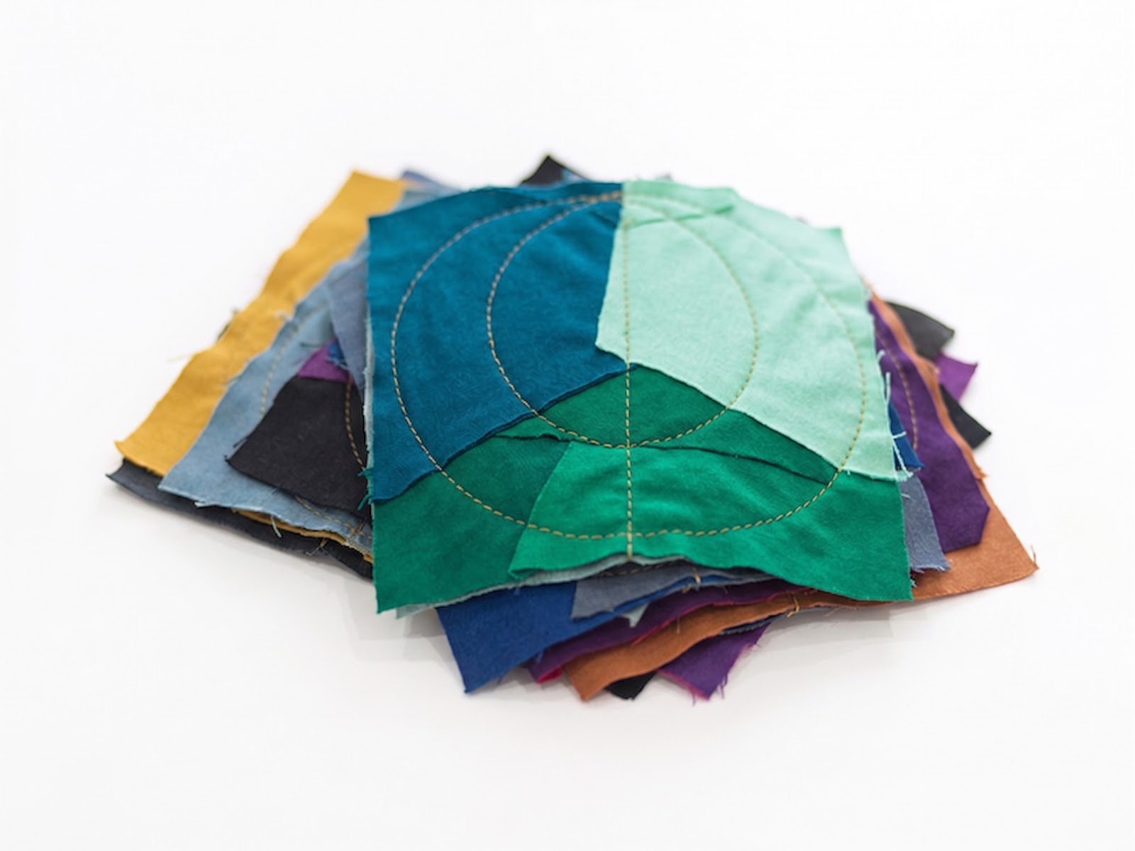 Coloured Rags, Stitched 8"X8" Size 25kg/bag price ฿625