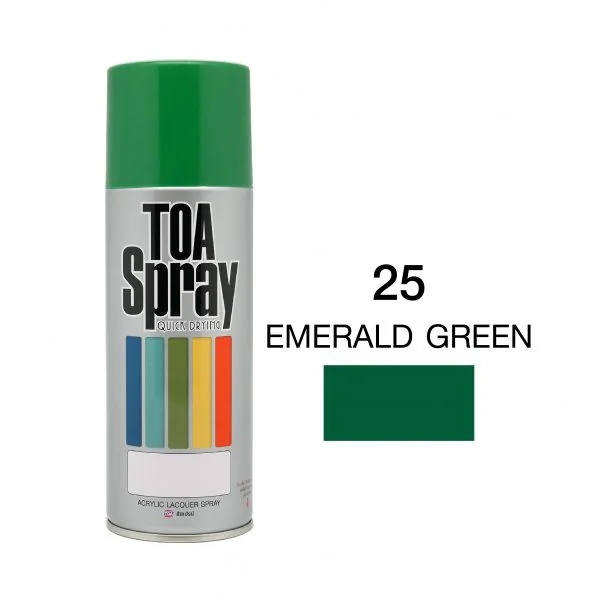 TOA Spray Paint #25 EMERALD GREEN price ฿70