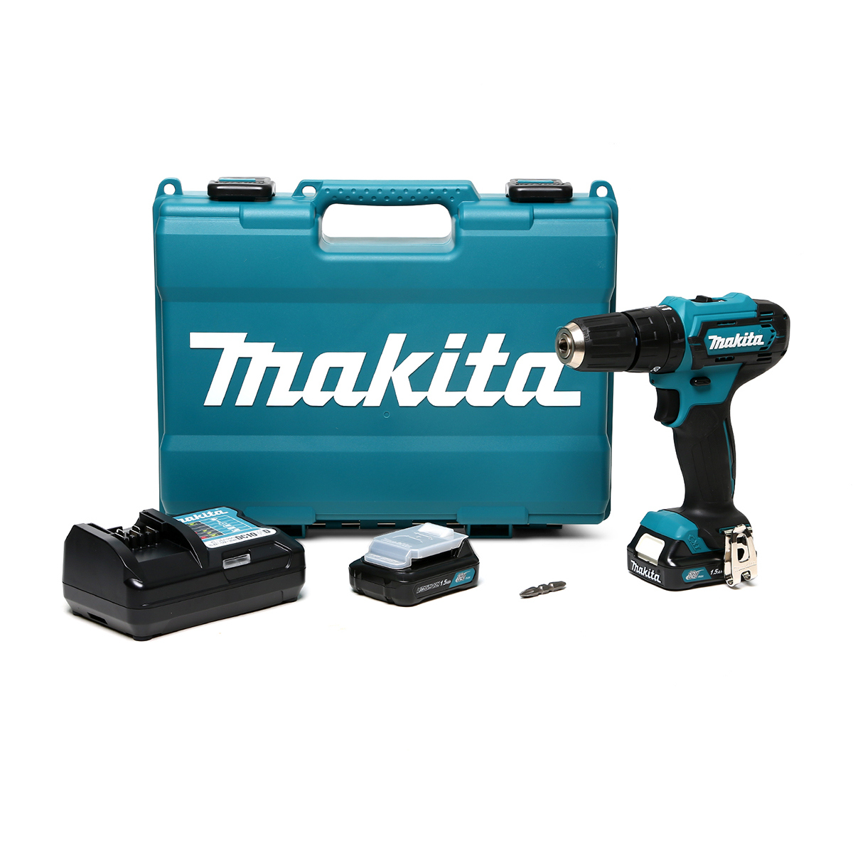 MAKITA Hammer Drill Size 16 MM (5/8 IN) Model HP-1630 Continuous Rating Input 710 W, No Load Speed 0 - 3200 RPM, Reversing,  Variable Speed, Double Insulation price ฿2,277