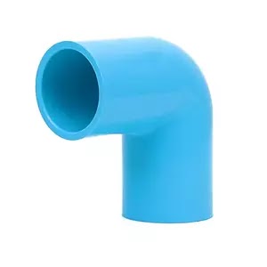 ข้องอ 90° พีวีซี หนา สีฟ้า SCG 35 มม. (1 1/4") ราคา ฿17.5