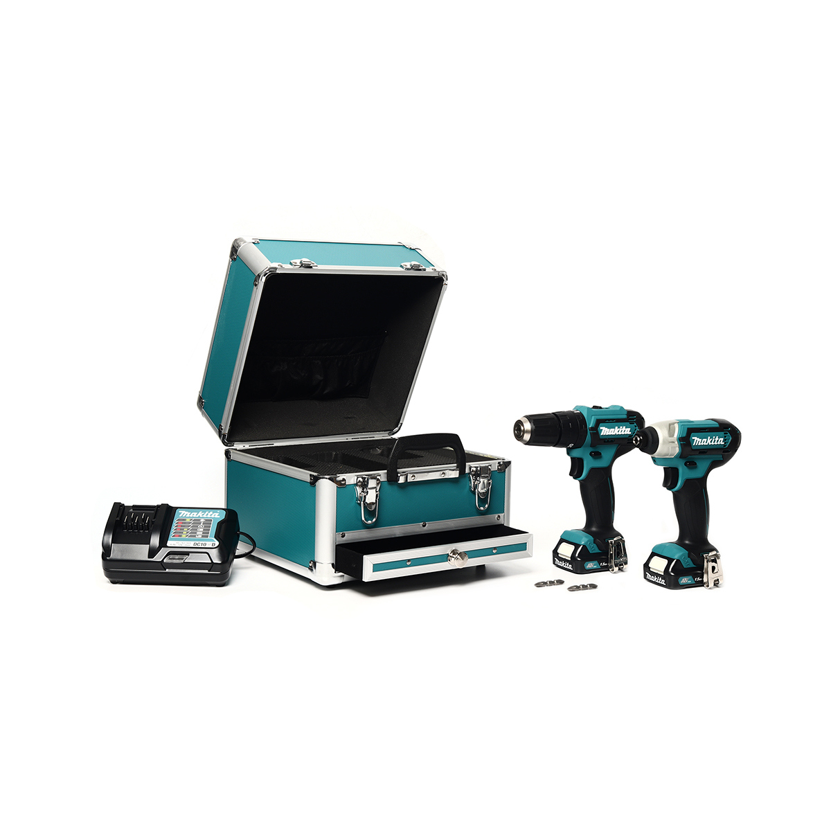 MAKITA COMBO KIT 12VMAX Model CLX228X1 With HP333DZ + TD110DZ + BOX (Include Battery-Charger) price ฿5,038