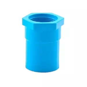 ข้อต่อตรงเกลียวใน พีวีซี หนา สีฟ้า SCG 100 มม. (4") ราคา ฿120