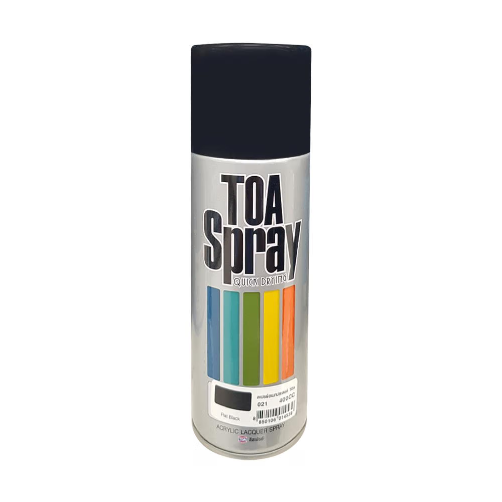 TOA Spray Paint #21 FLAT BLACK price ฿70