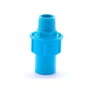 ข้อต่อยูเนี่ยนเกลียวนอก พีวีซี หนา สีฟ้า SCG 20 มม. (3/4") ราคา ฿96.3