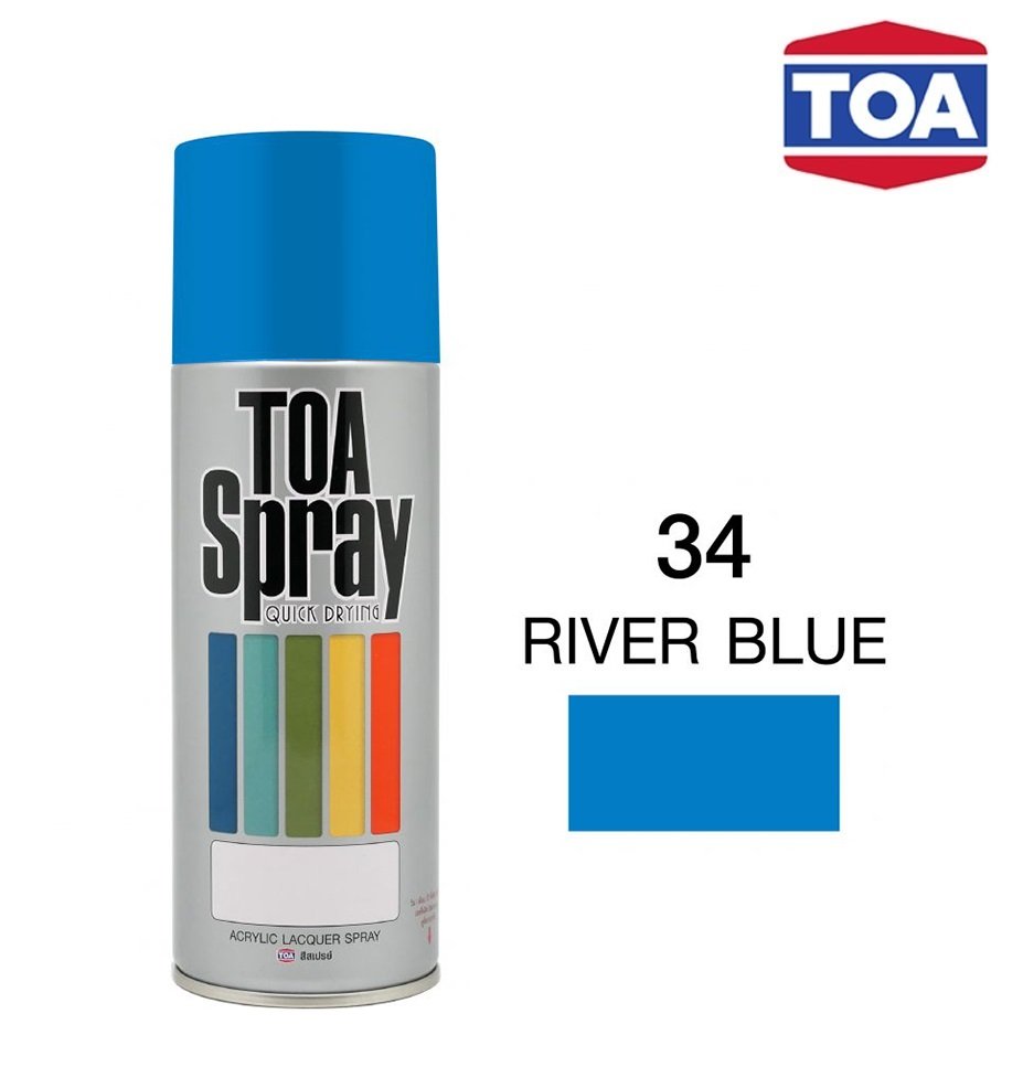 TOA Spray Paint #34 RIVER BLUE price ฿70