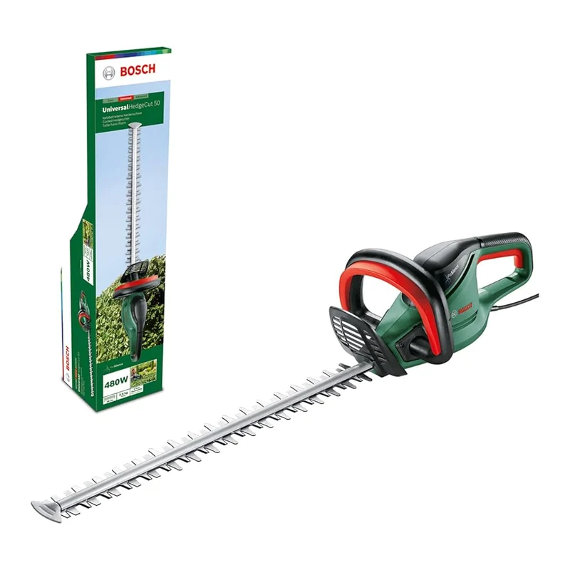 เครื่องตัดแต่งกิ่งไม้ พุ่มไม้ไฟฟ้า 50 ซ.ม. 450W BOSCH รุ่น UniversalHedgeCut 50 ราคา ฿4,120