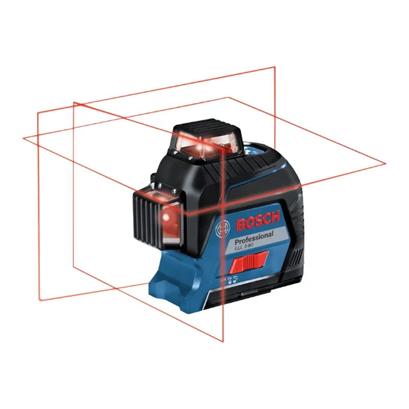 เลเซอร์กำหนดแนว 3 เส้น 360 องศา (80 เมตร) + ขา BT150 BOSCH รุ่น GLL 3-80 + BT150 ราคา ฿15,000