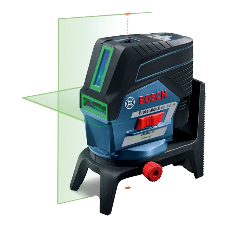 เลเซอร์กำหนดแนวเส้น กากบาท + กำหนดจุด 2 จุด BOSCH รุ่น GCL 2-50 CG ราคา ฿10,960