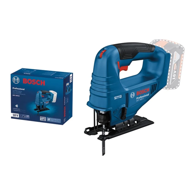 เครื่องเลื่อยจิ๊กซอว์ไร้สายระบบ SDS 18 V BOSCH รุ่น GST 183 LI (SOLO) T111 C 1 ใบ ราคา ฿3,424