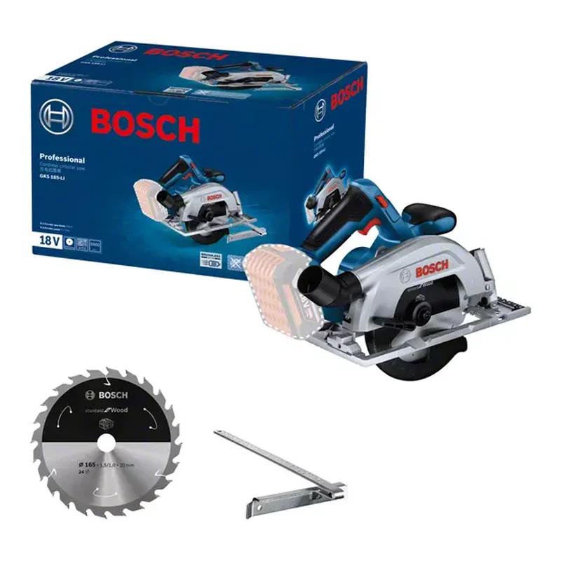 เครื่องเลื่อยวงเดือนไร้สายขนาด 6" 18V BOSCH รุ่น GKS 185 LI (SOLO) ราคา ฿5,320