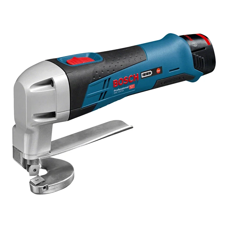เครื่องตัดเหล็กแผ่นเรียบไร้สาย 12V BOSCH รุ่น GSC 12V-13 (SOLO) ราคา ฿10,600