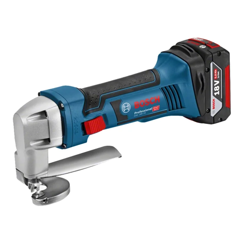 เครื่องตัดเหล็กแผ่นเรียบไร้สาย 18V BOSCH รุ่น GSC 18V-16 (SOLO) ราคา ฿13,160