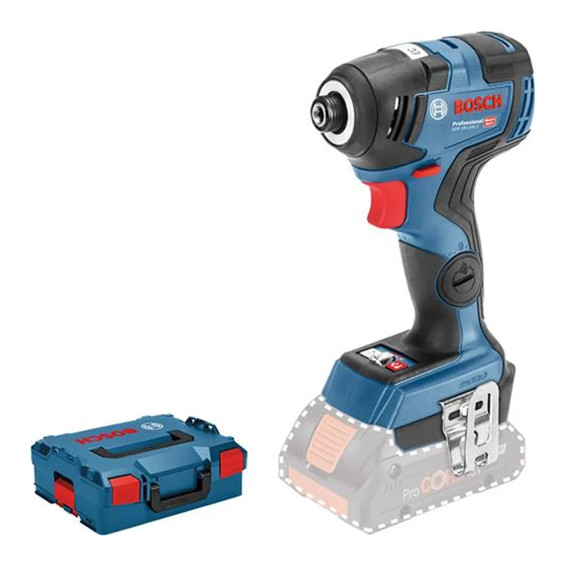 ไขควงกระแทกไร้สายแรงบิดสูง 18V BOSCH รุ่น GDR 18V-200 C (SOLO) + กล่อง L-Boxx ราคา ฿6,592