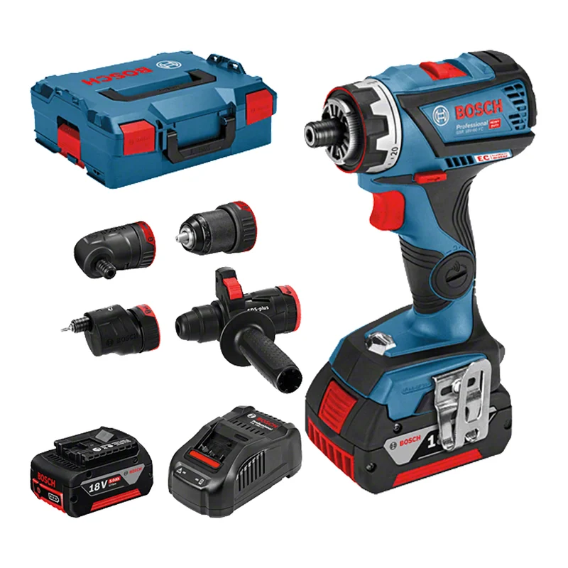 สว่านไร้สาย หัวถอดเปลี่ยนได้ 18V BOSCH รุ่น GSR 18V-60 FC แบต 2 ก้อน 5.0 Ah + แท่นชาร์จ ราคา ฿24,080