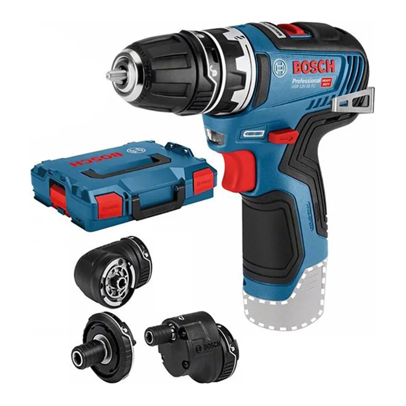 สว่านไร้สาย หัวถอดเปลี่ยนได้ 12V BOSCH รุ่น GSR 12V-35 FC (SOLO) Brushless Motor + กล่อง L Boxx ราคา ฿7,104