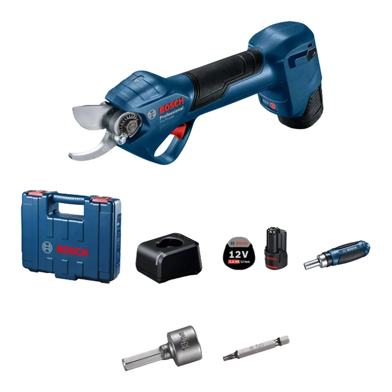 กรรไกรตัดกิ่งไม้ไร้สาย 12 V BOSCH รุ่น Pro Pruner แบต 1 ก้อน 2.0 Ah + แท่นชาร์จ GAL 12V-20 ราคา ฿5,440