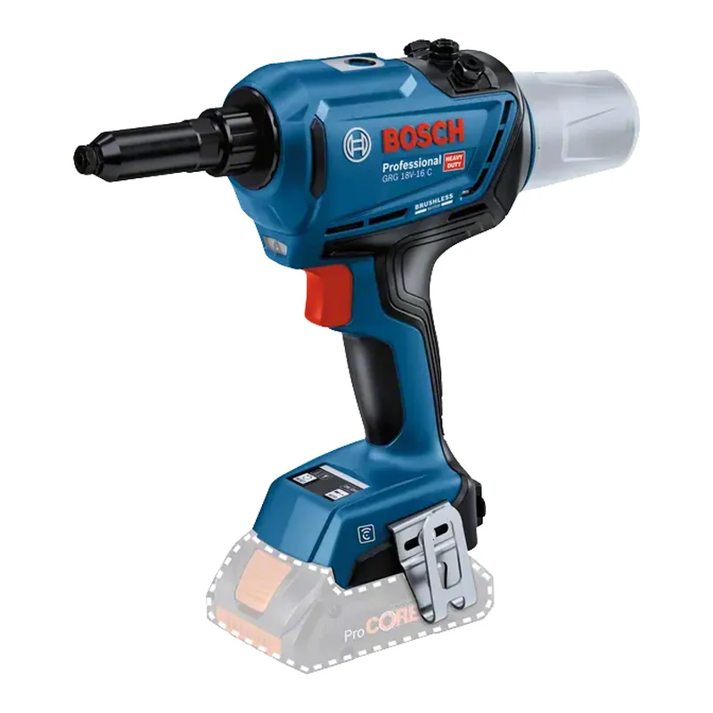 เครื่องยิงรีเวทไร้สาย (เม็ดย้ำ) 18 V BOSCH รุ่น GRG 18V-16 C (SOLO) Brushless Motor ราคา ฿22,680