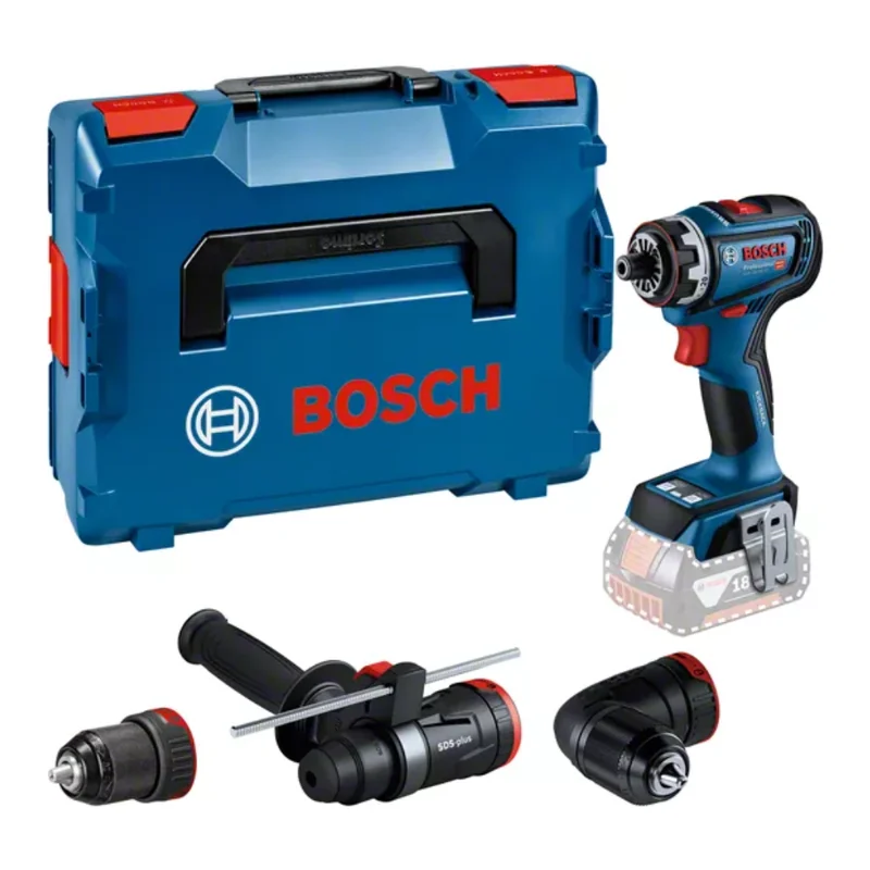 สว่านไขควงแบตเตอรี่ 18V แรงบิดสูงสุด 90 Nm หัวถอดเปลี่ยนได้ BOSCH รุ่น GSR 18V-90 FC (SOLO) Brushless Motor ราคา ฿9,976