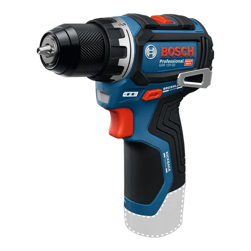 สว่านไร้สาย 12V BOSCH รุ่น GSR 12V-32 (SOLO) New Brushless Motor กล่องกระดาษ ราคา ฿2,928