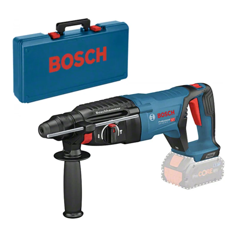 สว่านโรตารี่ไร้สายขนาด 26 ม.ม. ด้ามตัว D 18V BOSCH รุ่น GBH 18V-26 D (SOLO) Brushless Motor กล่องพลาสติก ราคา ฿8,231.76