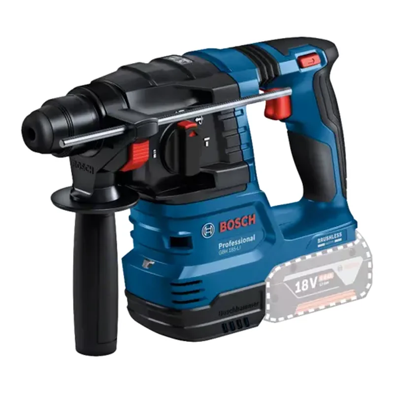 สว่านโรตารี่ไร้สายขนาด 22 ม.ม. 18 V BOSCH รุ่น GBH 185 LI (SOLO) Brushless Motor ราคา ฿4,904