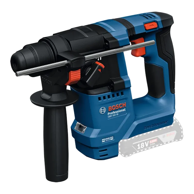 สว่านโรตารี่ไร้สายขนาด 18 ม.ม. 2 ระบบ 18V BOSCH รุ่น GBH 18V-18 (SOLO) ราคา ฿4,080