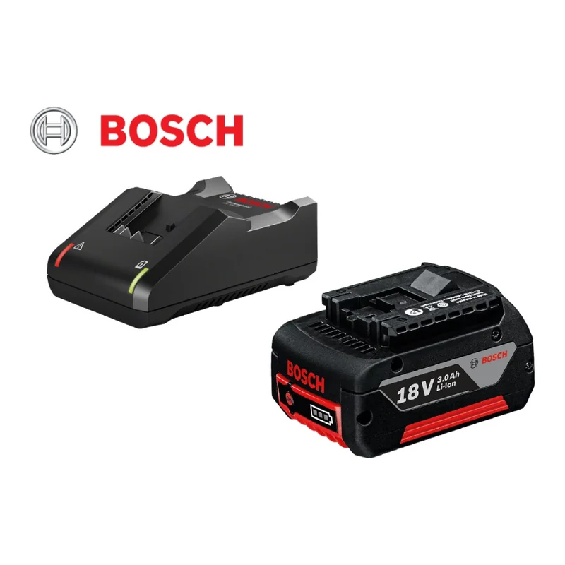 ชุดสตาร์ทเตอร์ แบตเตอรี่ GBA 18V 3.0Ah + แท่นชาร์จ GAL 18V-40 BOSCH รุ่น Starter Kit ราคา ฿2,400