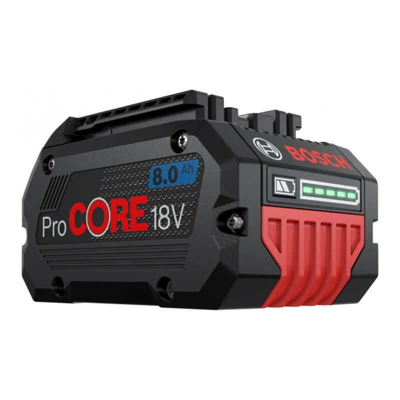 แบตเตอรี่ รุ่น พลังสูง ขนาดกระทัดรัด 18 V 8.0 Ah BOSCH รุ่น ProCore 18 V 8.0 Ah ราคา ฿4,240
