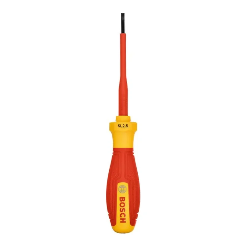 ไขควงกันไฟ VDE SL 2.5 (75 มม.) BOSCH VDE Screwdriver SL 2.5 ราคา ฿168