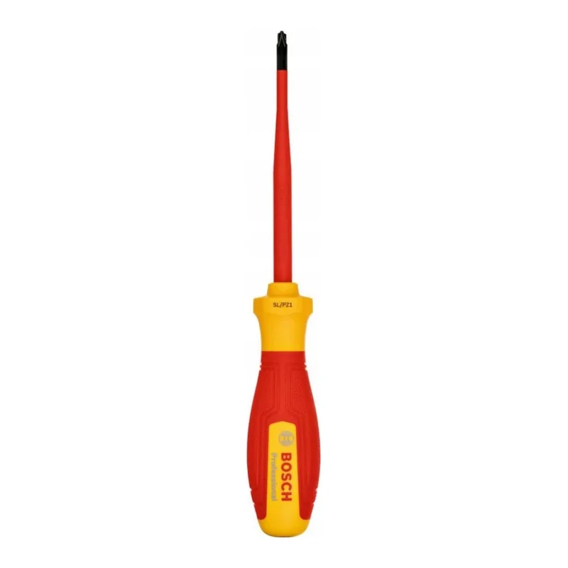 ไขควงกันไฟ VDE SL/PH 1 (100 มม.) BOSCH VDE Screwdriver SL / PH 1 ราคา ฿208