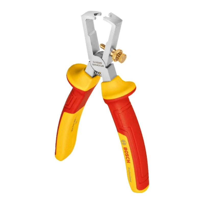 คีมปอกสายไฟกันไฟ VDE 160 มม. BOSCH VDE Universal wire stripper 160mm ราคา ฿600
