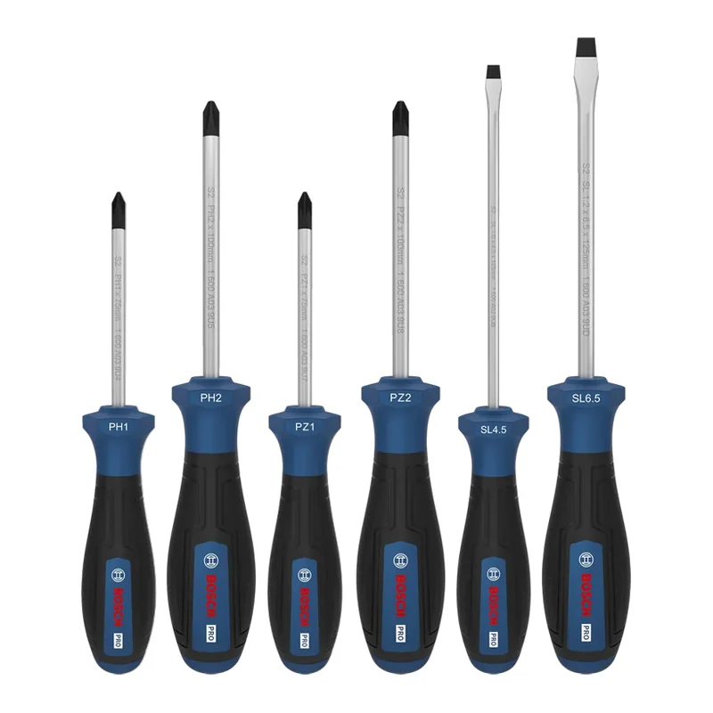 ชุด ไขควง 6 ชิ้น PH PZ SL BOSCH 6pc mixed screwdriver set ราคา ฿928