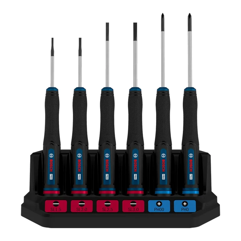 ชุด ไขควง Precision 6 ชิ้น PH / SL BOSCH PRO Precision Screwdriver Set PH/SL 6-Piece ราคา ฿592
