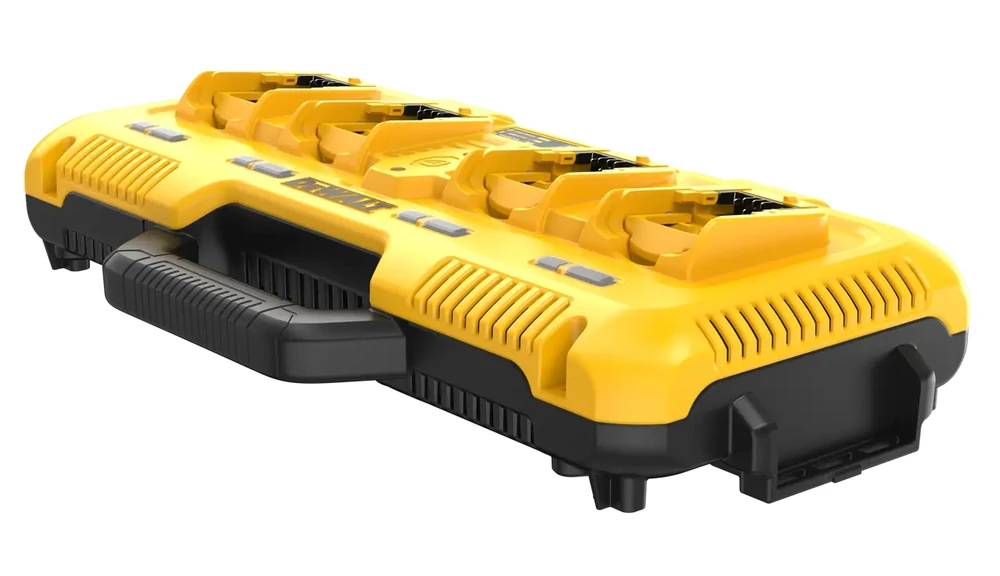 แท่นชาร์จเร็ว 4 ช่อง กระแสชาร์จสูงสุด 8A สำหรับแบตเตอรี่ 12-20-60 V DEWALT รุ่น DCB104-QW ราคา ฿8,700