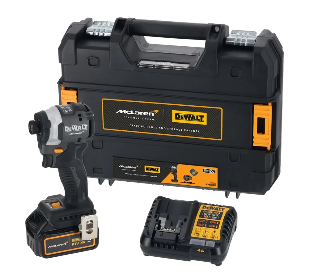 ชุดไขควงกระแทกไร้สาย McLaren DEWALT รุ่น DCF85MM1T-QW ราคา ฿6,875