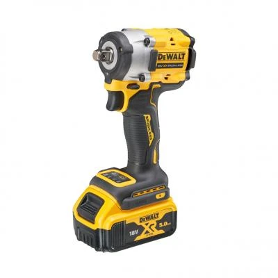 บล็อกกระแทกไร้สาย ไร้แปรงถ่าน 1/2" 406Nm 20V Max พร้อมแบตเตอรี่ 5.0Ah DEWALT รุ่น DCF921P1-B1 ราคา ฿8,360