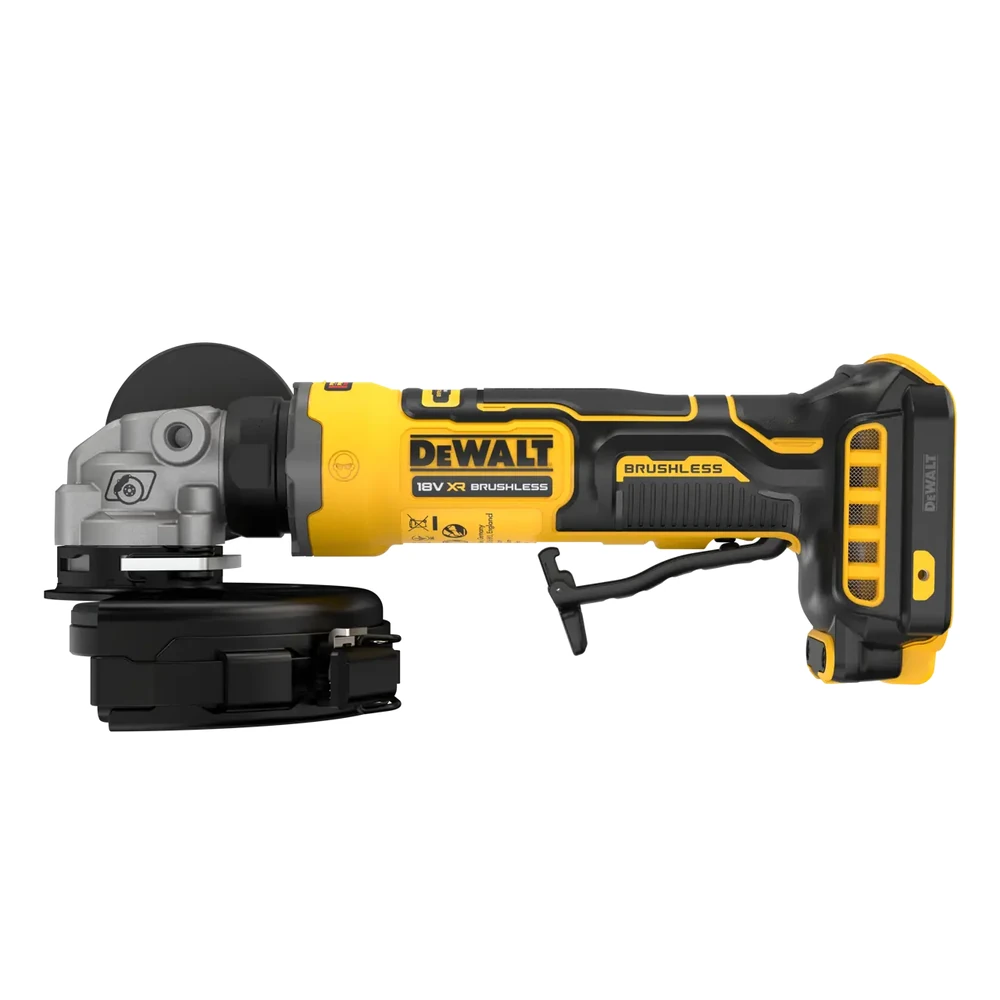 เครื่องเจียรไร้สาย Atomic สวิตซ์แบบกด ใส่ใบขนาด 125 มม. 20V Max เฉพาะตัวเครื่อง DEWALT รุ่น DCG404N-KRP ราคา ฿6,985