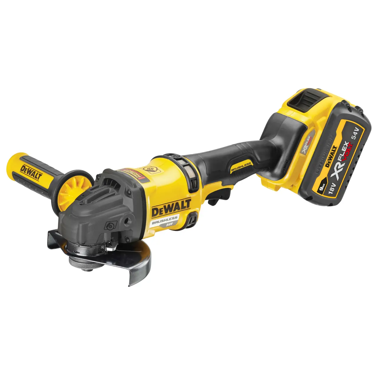 ชุดเครื่องเจียรไร้สายไร้แปรงถ่าน 125 มม. 60V DEWALT รุ่น DCG418X2-B1 ราคา ฿18,150