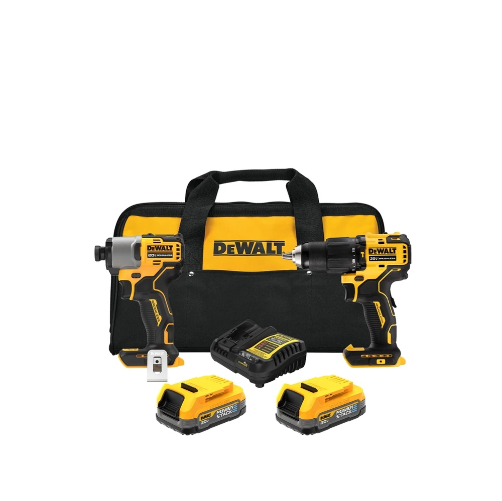 ชุด Set DCF840+DCD709+แบตเตอรี่ Powerstack 2 ชิ้น DEWALT รุ่น DCK2214E2-B1 ราคา ฿11,330
